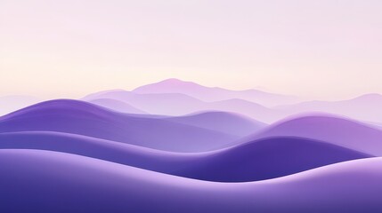 Poster - A gentle gradient from soft lavender to light violet, creating a minimalist background that conveys serenity and subtle elegance.