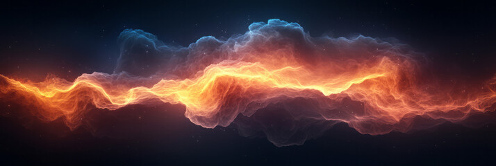 Poster - A delicate dance of nebulous molecular clusters expanding, contracting, and reshaping, faint