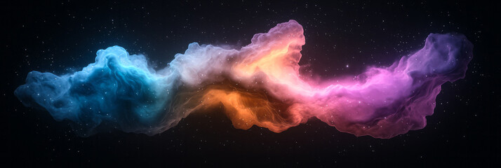 Poster - A delicate dance of nebulous molecular clusters expanding, contracting, and reshaping, faint
