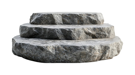 Rock formation display outdoor nature model isolated on transparent background, png