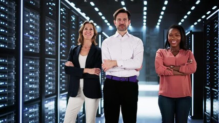 Poster - Big Server Data Center Engineer Team Offering Cloud