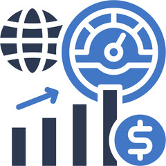 Wall Mural - Economic Indicator icon