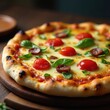 © Theerawat - Charred crust, melted cheese, vibrant toppings , baked, italian