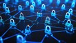 © Андрюшка Победоносны - Glowing Locks On Cybersecurity Network Design