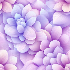 Poster - A gentle, peaceful background with floral patterns offers tranquility for self-reflection. The color gradient is lavender.