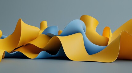 Poster - Silk-like fabric in vibrant colors flows dynamically, infusing this abstract background with energy and movement, ideal for lively design themes