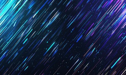Fototapete - Abstract blue gradient with a blue background that features a smooth gradient transition, set against a technological backdrop