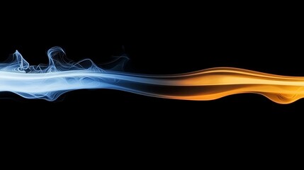 Poster - Luminous loops and spinning vortexes depicted abstractly, conveying a dynamic energy feel