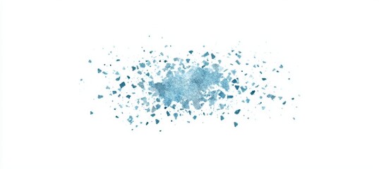Wall Mural - blue skies. light sparkles brilliantly. dust motes drift through space. bokeh effect. shafts of ligh