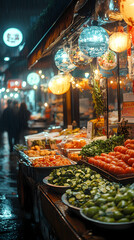 This is a real shot from the night market