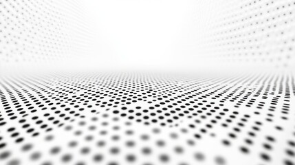Wall Mural - abstract monochrome dotted background.