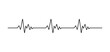 © Will Jaya - Pulse ECG icon with heartbeat cardiogram wave line
