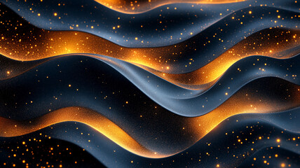 Canvas Print - abstract background with glowing lines