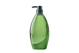 Herbal shampoo bottle isolated on transparent background
