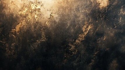 Poster - A textured composition featuring earthy tones, blending dark and light shades, evoking a sense of depth and natural beauty.