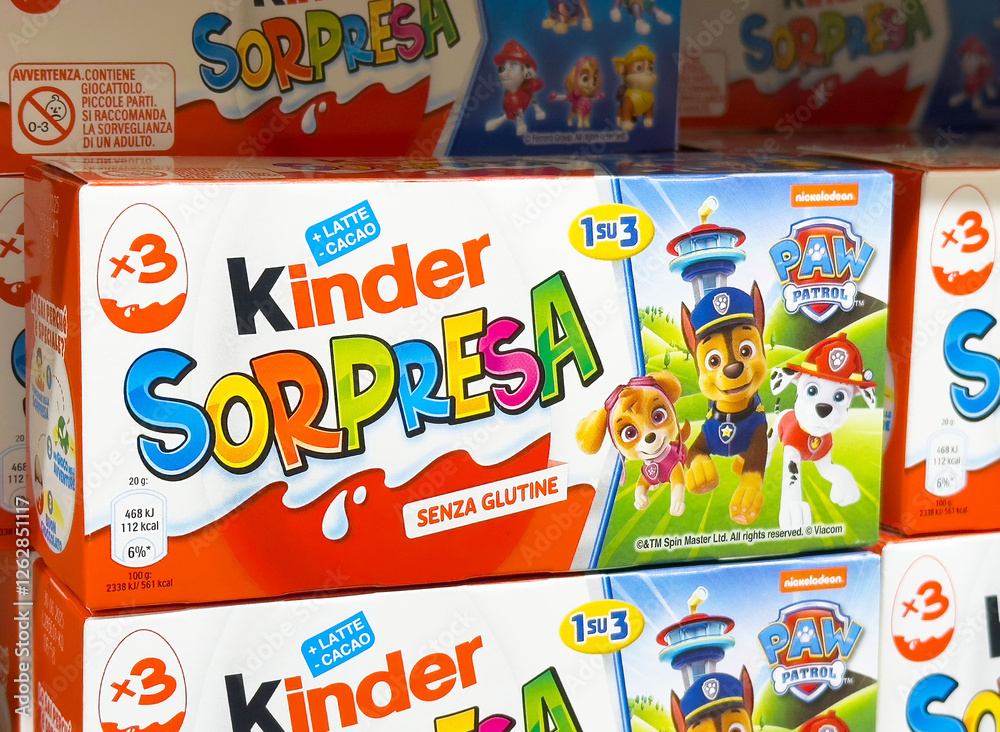 Kinder sorprese paw patrol themed chocolate eggs with toys for kids ...