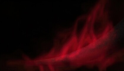 Poster - red abstract smoke swirl on dark background for digital art, backgrounds, or sci-fi design with flowing motion