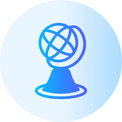 Wall Mural - Earth Globe  gradient icon