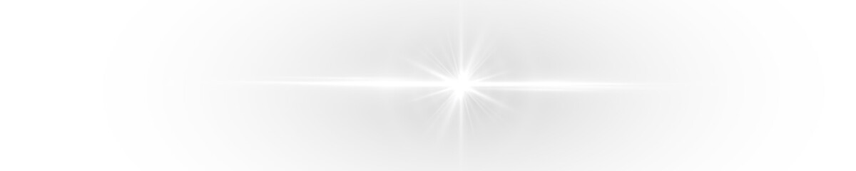 Wall Mural - abstract neon lines, shiny rays, and sparkle effects create a futuristic glare, transparent light fl