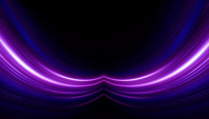 Wall Mural - abstract neon background. sound wave design element.
