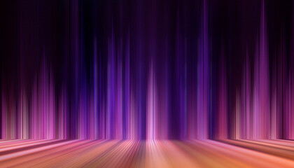 Wall Mural - abstract neon background. sound wave design element.