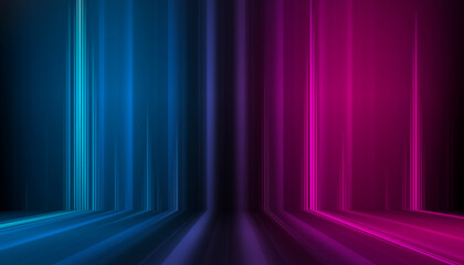 Wall Mural - abstract neon background. sound wave design element.