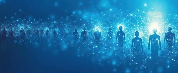 Interconnected Human Network Community Concept