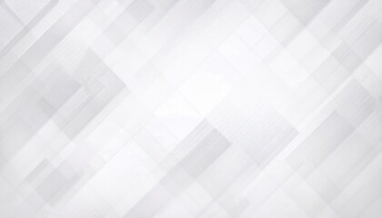 Poster - subtle geometric plaid texture pattern with overlapping white and gray diamonds for modern background or minimalist design

