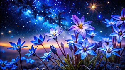 dark sky photography unveils night-blooming starflowers, celestial wonders in breathtaking detail.