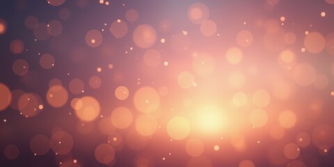 Poster - Soft Abstract Light Background with Glowing Bokeh Effect