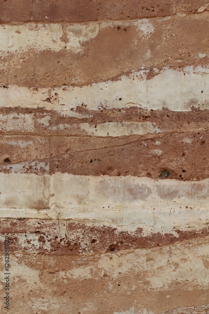 Rammed Earth Wall Texture Stock Photo | Adobe Stock