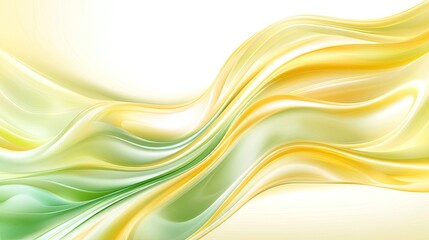 Poster - Smooth gradient blending yellow and green hues for a refreshing, energetic background.