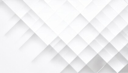 Poster - abstract white geometric background with diagonal folded paper texture, modern minimalist design for branding, presentation and digital art

