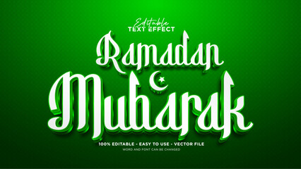 Poster - Glow text effect, ramadan editable text effect