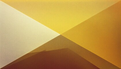 Aufkleber - golden abstract geometric composition with overlapping translucent triangular shapes, modern background for branding, web design, and digital art

