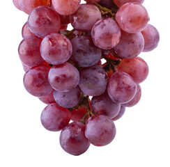 Poster - Red Grapes isolated on a transparent background.