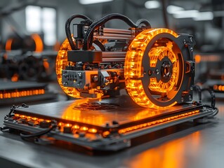 Poster - Radiant 3D Printer Creating Vibrant Inventions in Modern Classroom Education Driving Innovation