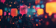 © Taskmanager - Colorful digital communication symbols in abstract background with vibrant speech bubbles and pixelated elements creating a modern technology vibe