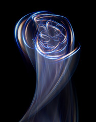 Wall Mural - physical graphic concept of atomic structure. light ring. colorful electron particle. .speed of ligh