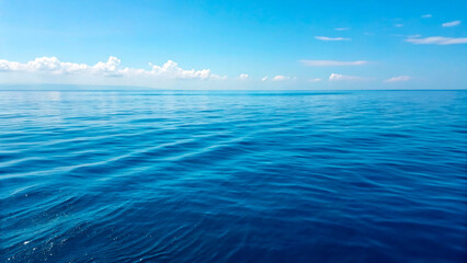 Wall Mural - blue sky and sea