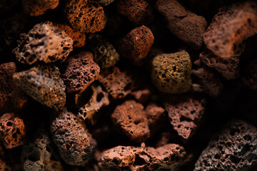 Canvas Print -  pile of dry stones