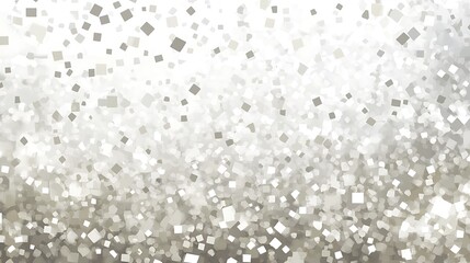 Wall Mural - Abstract Silver Square Confetti Background Design