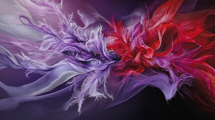 Poster - Vibrant color swirls create dynamic abstract art studio digital artwork indoor close-up visual aesthetics