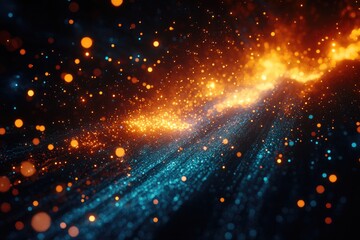 Wall Mural - Galaxy with Bright Lights