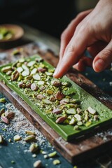 Wall Mural - Food preparation on cutting board