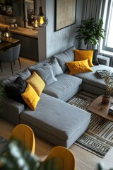 Wall Mural - Cozy Living Room