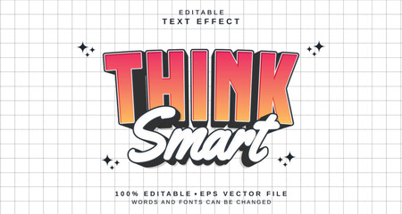 Poster - editable text style effect - super kids text style theme.