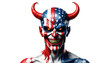 © cobaltstock - Happy halloween USA demon devil