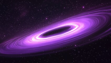 Wall Mural - purple cosmic swirl, galaxy background, space, abstract art, digital illustration