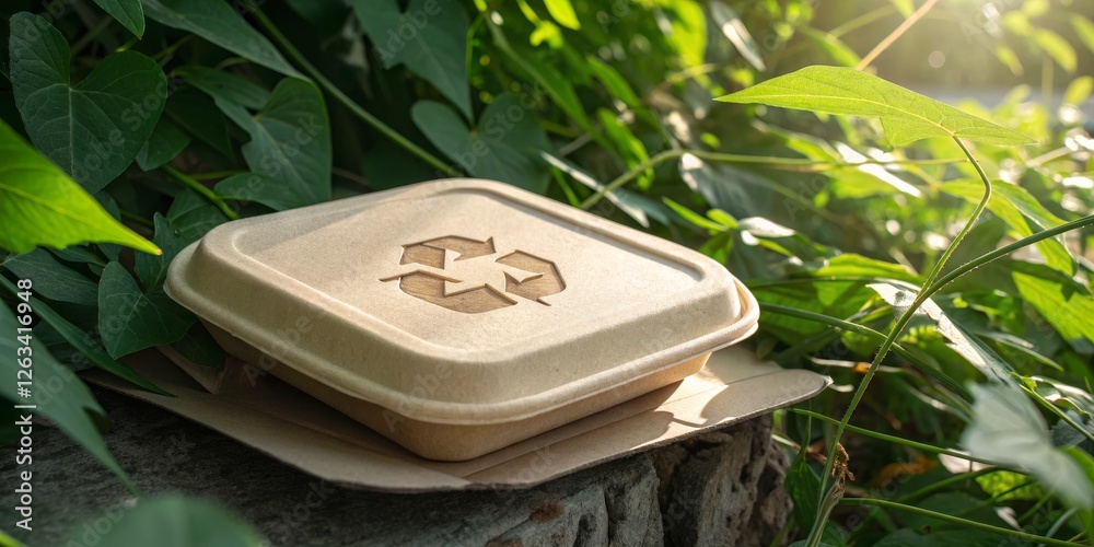 Eco-Friendly Square Cardboard Food Container Sustainable Packaging ...